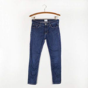 Hudson Nico Mid Rise Super Skinny jeans womens 25 ankle blue denim classic